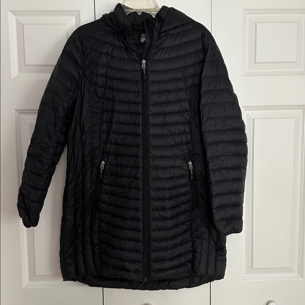 32 Degrees ultra light slim packable down 3/4 length long jacket - Picture 3 of 15